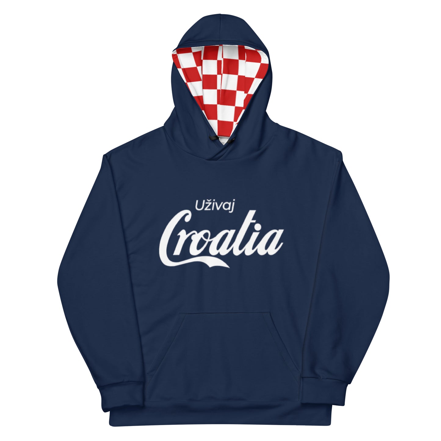 Uživaj Croatia (Enjoy Croatia) Blue Hoodie