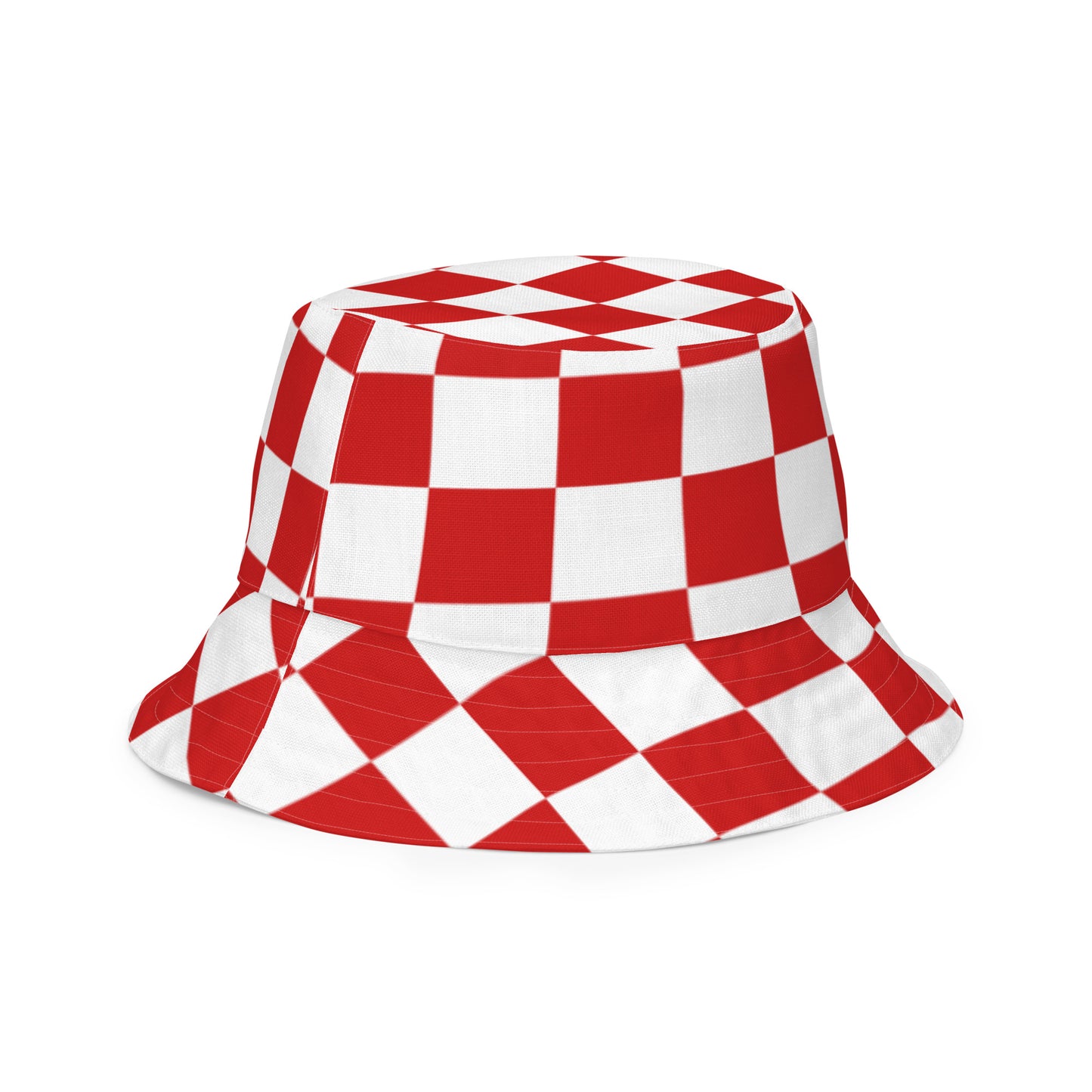 Checkered Reversible Bucket Hat