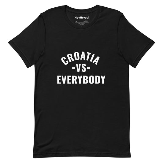 Croatia vs Everybody Unisex t-shirt